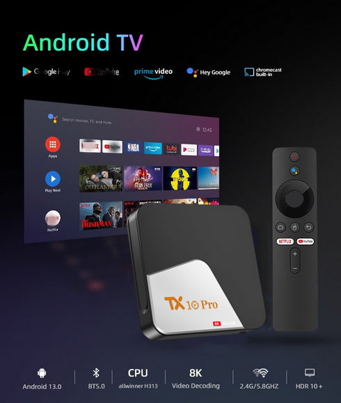 TX10 Pro Smart TV Box Android.