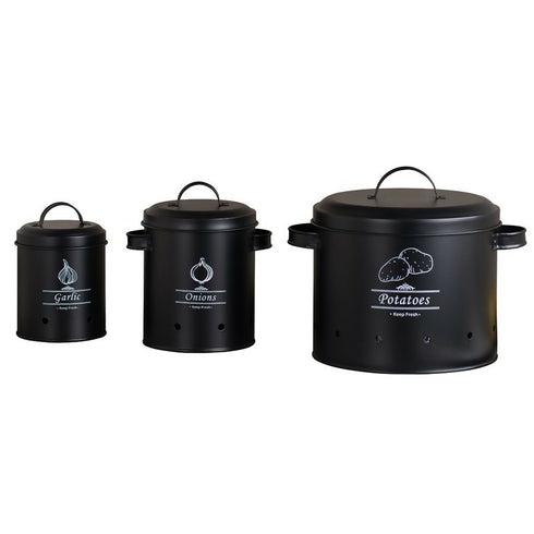 Portable Potato Onion Garlic Fresh Keeping Storage Can