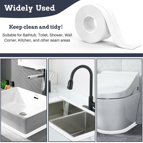 Kitchen Caulk Tape Sealant Strip Set