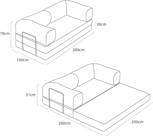 Modern Luxury Fully Compressed Memory Foam Sofa with New Technology