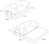 Modern Luxury Fully Compressed Memory Foam Sofa with New Technology