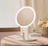 USB Rechargeable LED Desktop Compact Makeup Mirror with Light