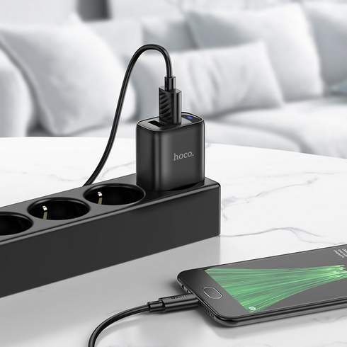 A Smart dual-port charger set Type-C