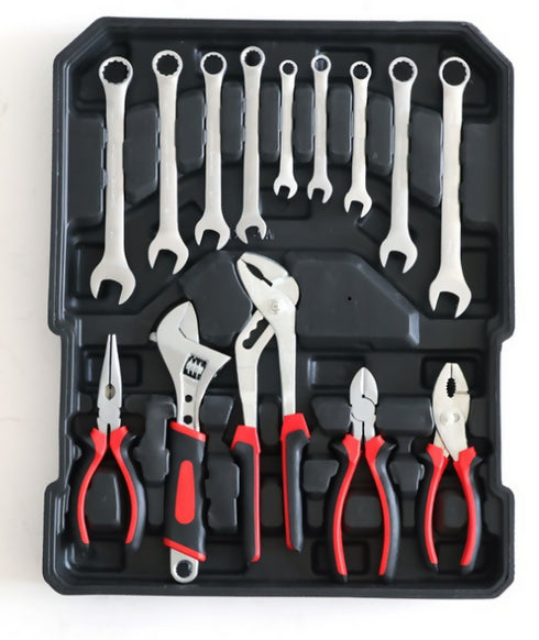 187 Pcs Auto Repair Household Tool Set Tool Box .