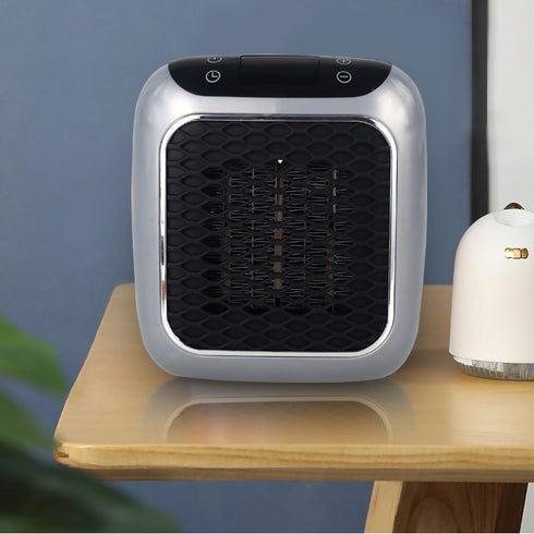 Small Electric Heater, Wall-Mounted or Desktop for Fast Heating.