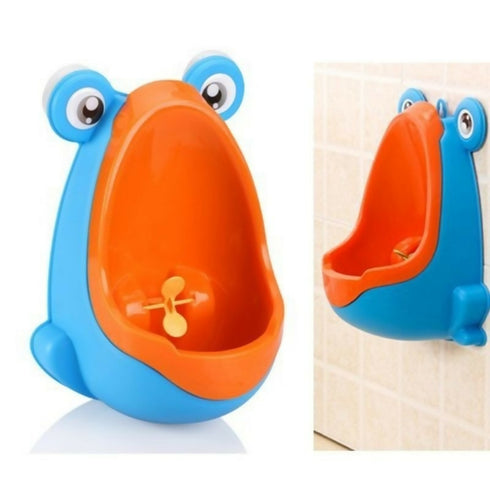 Frog Potty Training Urinal for Boys - Blue/orange