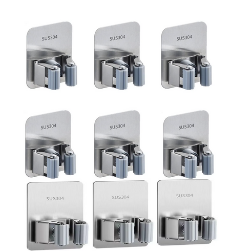 9-Pack Mop and Broom Holder Wall Mount