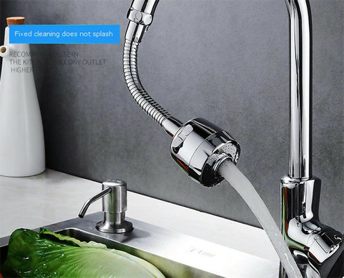 360 Rotatable Water-Saving Faucet Tap Extender with Splash-Proof Head