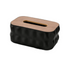 Napkin Holder Creative Decor Tissue Box Cover For Black
