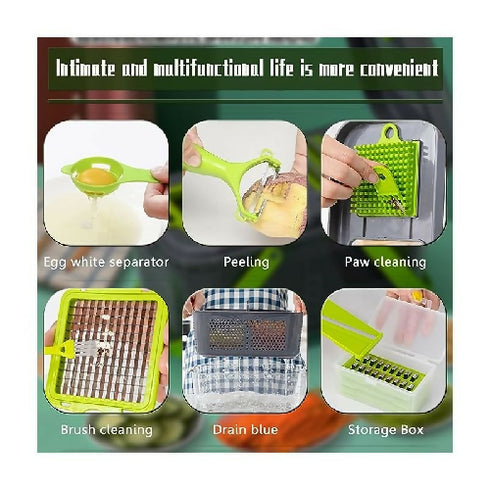 22-Piece Kitchen Multifunctional Vegetable Cutter