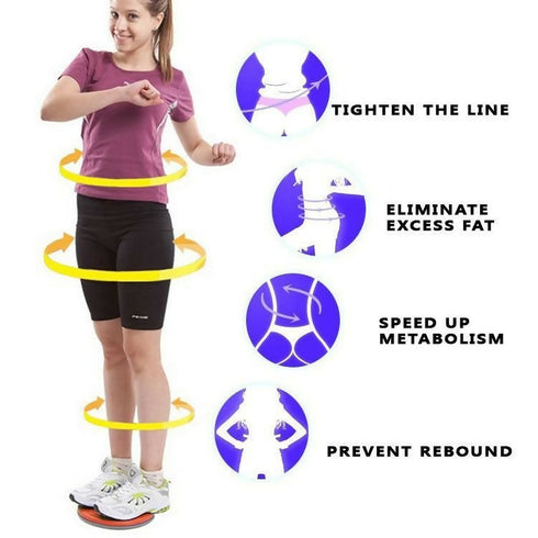 Waist Twisting & Healthy Massage Disc Fitness Figure Trimmer