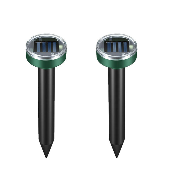 2 Piece Mole Solar Powered Repellent for Lawns