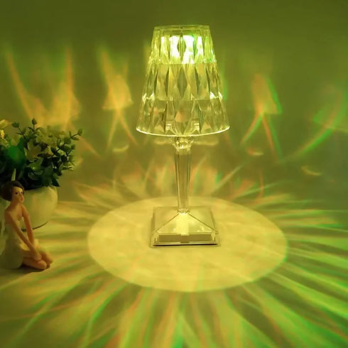 Luxury Crystal Led Bedside Lamp