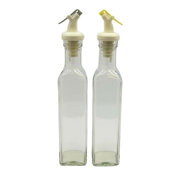 Olive Oil and Vinegar Dispenser - Household Glass Oil Bottle