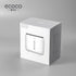 Ecoco Paper Tissue Boxes Plastic Storage Singlelayer Simple Tissue Box.