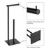 Black Toilet Paper Holder Stand