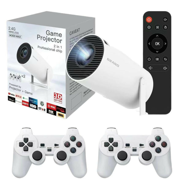 2.4G Wireless Game Projector Fully Wireless -LCD 4k Projector