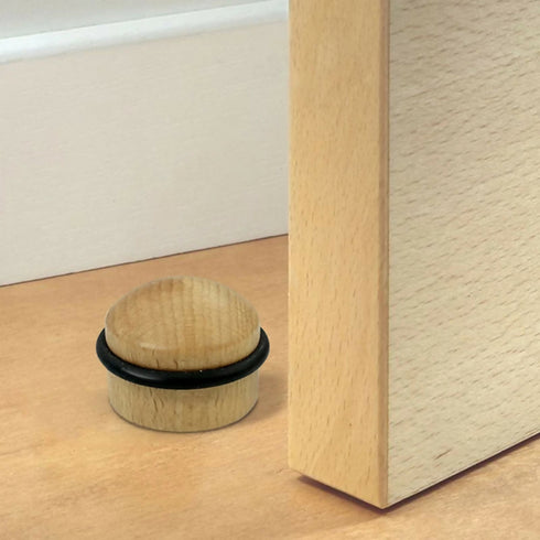 Round Wooden Door Stopper - 28x34mm