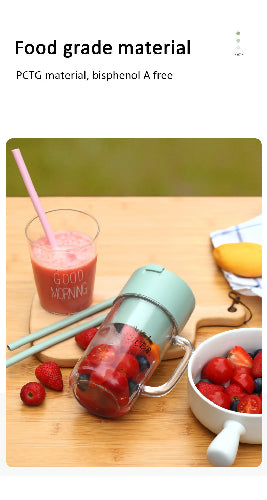 Small Electric Portable Fruit Juicer.