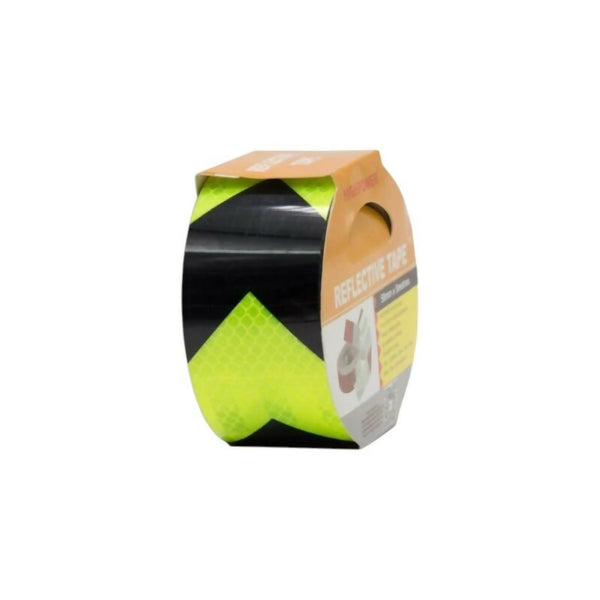 reflective tape 50mmx5m green and black