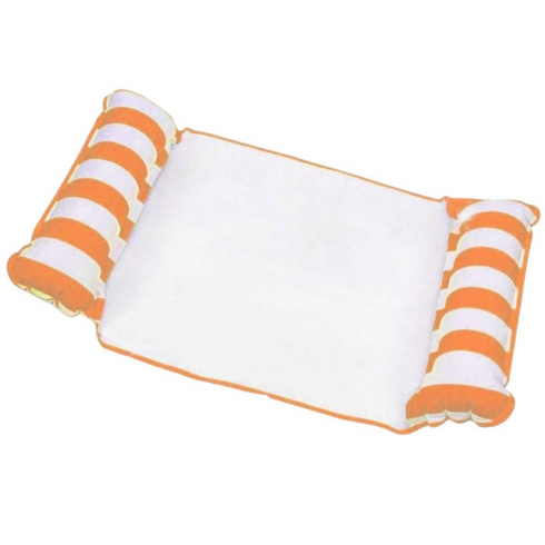 Inflatable Floating Swimming Mattress Hammock - Yellow