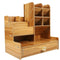 Wooden Desk Organizer DIY Desktop Tidy Pen Holder