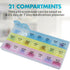 Weekly Pill Organizer 2 Times A Day