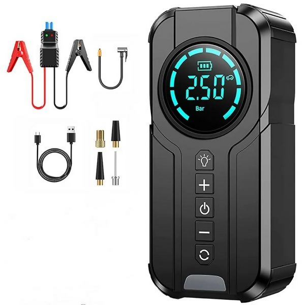 2 in 1 Portable 12V Car Jump Starter And 180psi Tyre Air Pump