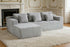 Modern Luxury Sofa with Fully Compressed Memory Foam Minimalist Design