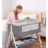 Multifunctional crib 6-level adjustable high-quality baby cradle
