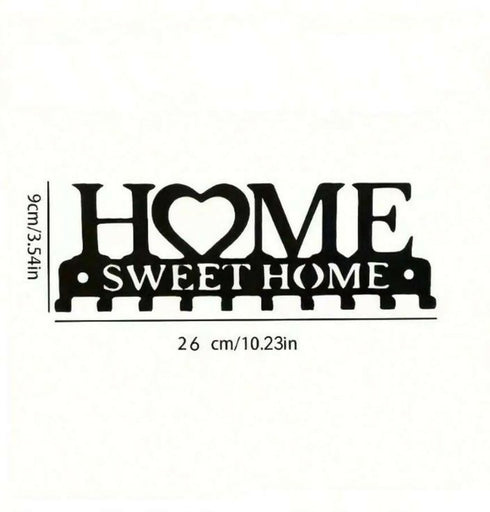 Wall Mounted Adhesive Hanger Organizer Hat Towel Rack Key Hanger