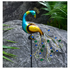 2 Pack-Solar Peacock Crafts Iron Art Grounded Courtyard Decorative Light.