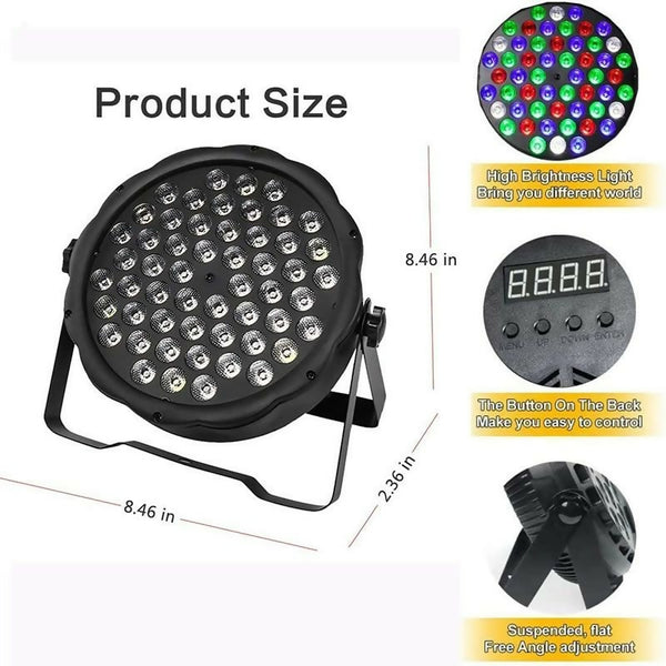 LED Plastic Flat Par Light-MTC