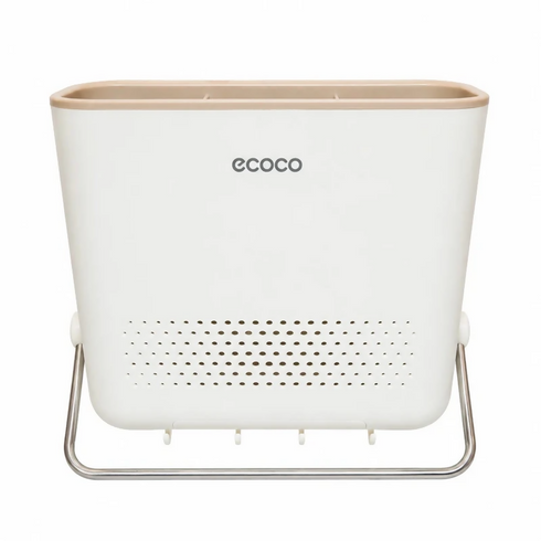 ECOCO Cutlery Organizer Wall Mounted Chopstick Spoon Fork Holder Drain Tray Quick Dry Kitchen Rack