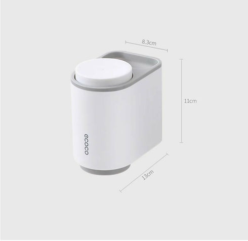 Ecoco Bathroom Set with 2 Magnetic Cups Wall Mount