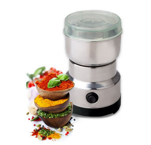 Electric Coffee and Spice Grinder With Stainless Steel Blades