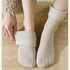 5 Pairs Womens Thickened Fleece- Lined Socks