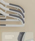 5 Plastic Clothes Hangers,