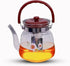 Glass Tea Pot With Removable Stainless Steel Infuser
