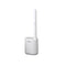 Disposable Toilet Brush with Holder, White