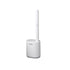 Disposable Toilet Brush with Holder, White