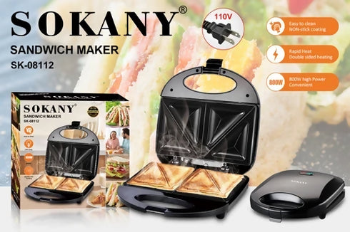 Sokany Sandwich Maker - SK-08112