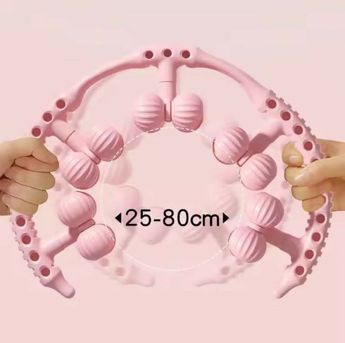 20-Wheel Leg Clamp Massager - Muscle Relaxation for Legs and Arms
