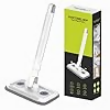 Mini Microfiber Flat Floor & Wall+Window Cleaning Mop | Adjustable Handle, 360° Rotating Head, Reusable Pads