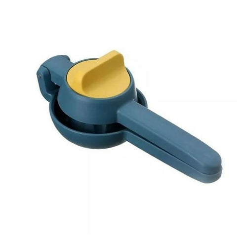 2 in 1 Manual Citrus Hand Press Juicer And Squeezer - Blue