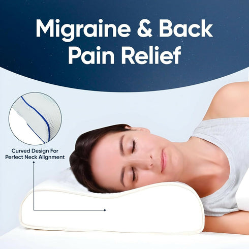 Summer Cooling Gel Pillow Memory Foam for Head and Neck Contour