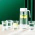 Set of 5 Glass Pitcher & Cups