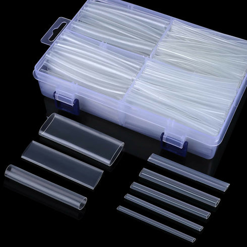 10Pcs Heat Shrink Tubing 8mm x 12cm
