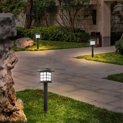 6 Pcs Solar Garden Lawn Lights