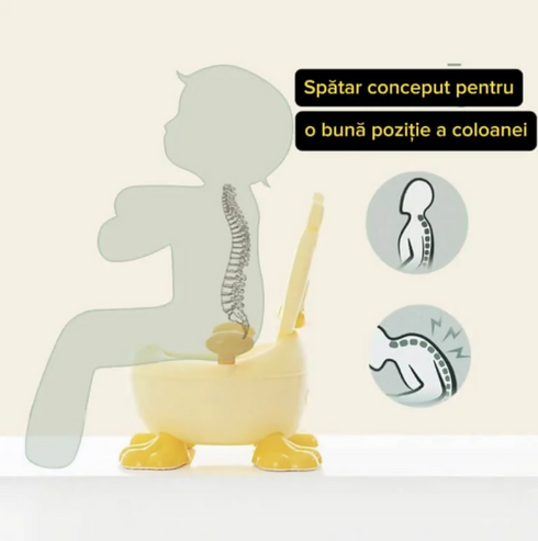 Ducks baby toilet seat - Yellow
